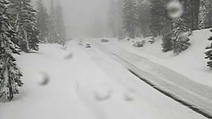 Winter Storm Warning: Over A Foot of Snow and 45 MPH Winds Forecast for Northern California Mountains