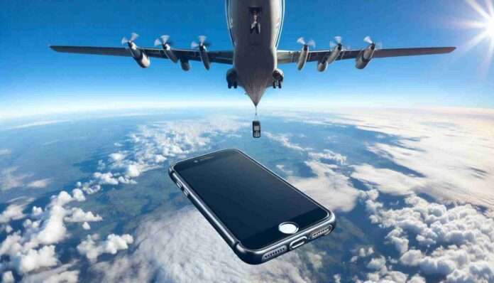 The Incredible Survival of an iPhone After a 16,000 Foot Plummet from an Airplane