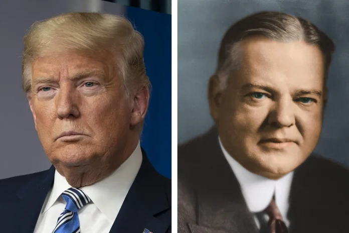 Trump Hopes for Economic Crash Ahead of 2024 Election, Echoing Herbert Hoover’s Fate