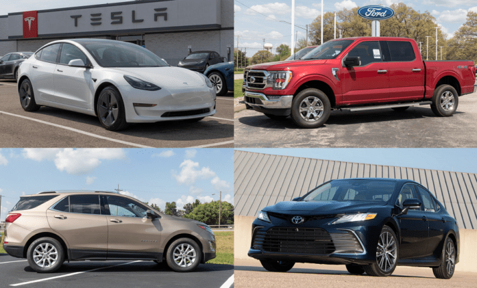 America's 25 Top-Selling Cars, Trucks, and SUVs of 2023