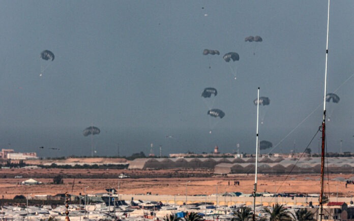 US Military's Humanitarian Mission: Airdropping Aid in Gaza