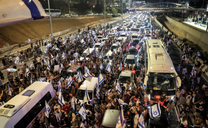 Chaos in Tel Aviv: Car Plows Through Protesters Demanding Netanyahu's Resignation, 5 injured