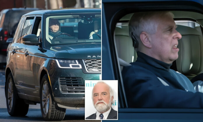 Prince Andrew Defies Loss of Royal Duties by Driving Range Rover With Emergency Lights