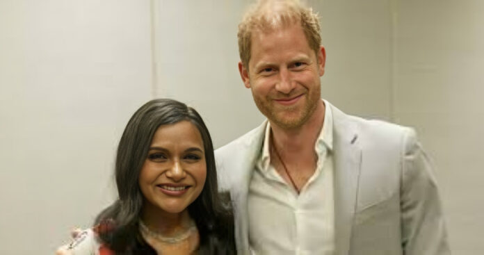 Meghan Markle's Friend Mindy Kaling Joins Prince Harry at Inspiring Summit