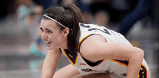 Watch: Caitlin Clark Injures Ankle But Toughs It Out, Hits Huge Shots for Fever