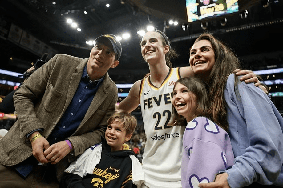 Indiana Fever's Caitlin Clark Brings Tears After Winning First Game Against Ashton Kutcher, Mila Kunis' Daughter