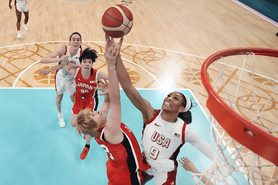 Clark Conundrum: Griner and Wilson's Olympic Eye-Roll Sparks Delight as Team USA Dominates Japan"