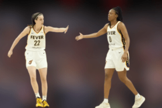 Oh Man! Kelsey Mitchell and Caitlin Clark’s Playoff Nightmare – Fever Strikes in All the Wrong Ways!