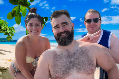 Jason Kelce’s Beach Photo Goes Viral: Packing Heat or Just Packing?