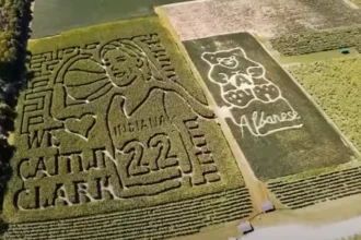 Indiana Corn Maze Celebrates Caitlin Clark: The Ultimate Crop Star of the WNBA