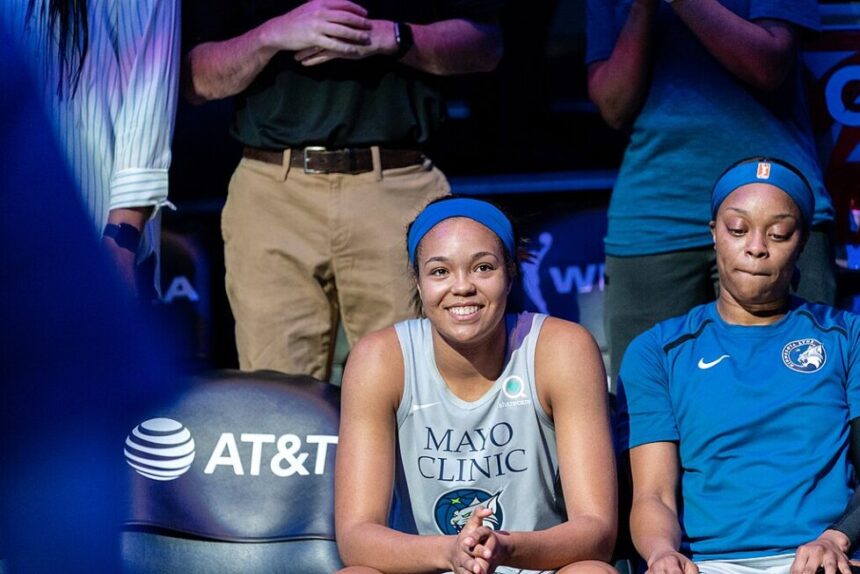 Napheesa Collier, Bridget Carleton, and Rachel Banham Steal the Show at Usher Concert—WNBA Finals Who?